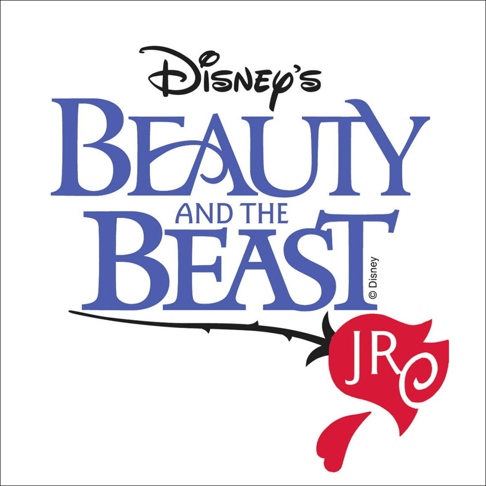 Logo for Disney's Beauty and the Beast Junior.